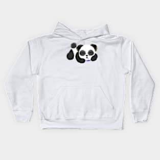 Sleepy Goth Panda Kids Hoodie